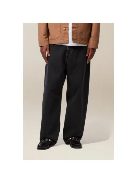 Spodnie Carhartt WIP Brandon Pant Black Stone Washed S czarne