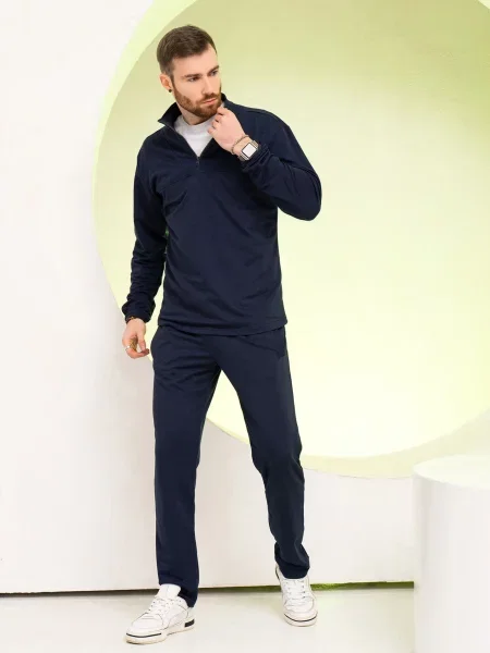 ISSA Plus Спортивний костюм без підкладки синій