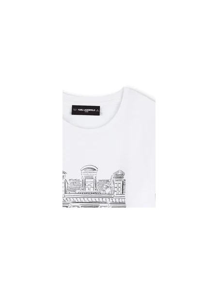 Karl Lagerfeld Kids Marškinėliai D Regular Fit balta