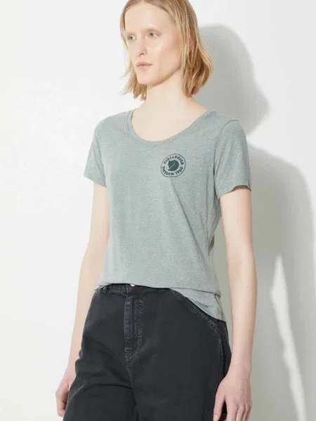 Футболка Fjallraven Logo T-shirt W зелений