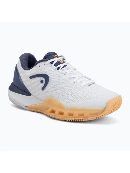Încălțăminte de tenis pentru femei HEAD Revolt Pro Clay white apricot alb