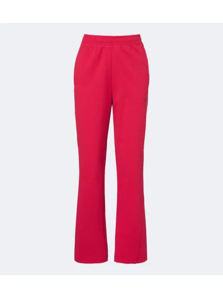 Pantaloni sport Adidas By Stella Mccartney din jerseu roșu