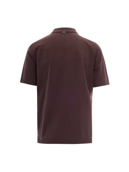 Koszulka polo Herno brązowa