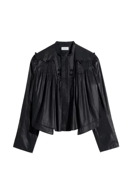 Bluză Lemaire plisată negru