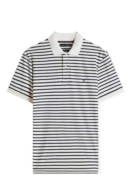 Tricou polo Tommy Hilfiger alb