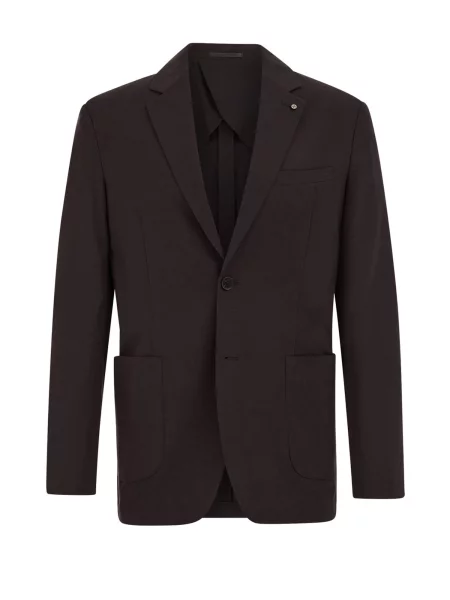 WE Fashion Poslovni suknjič temno rjava