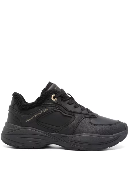 Sneakerși Tommy Hilfiger negru