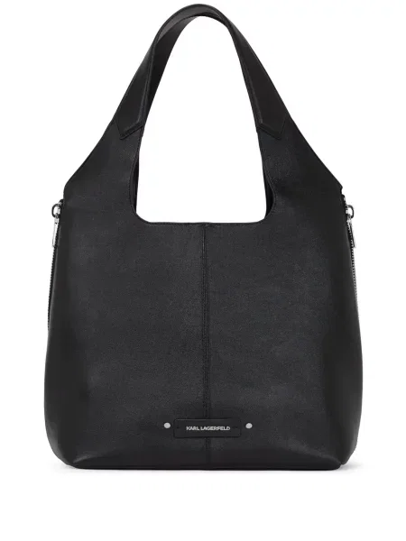 Geanta de piele Karl Lagerfeld din piele negru