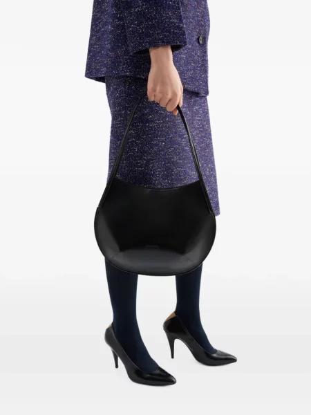 Geantă Jil Sander din piele negru