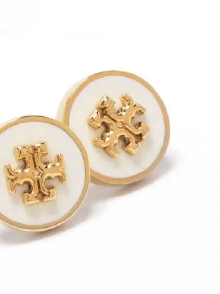 Náušnice Tory Burch zlaté