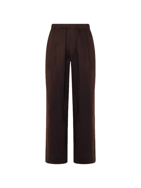 С широки крака панталон Laneus кафяво