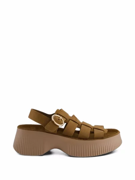 Sandale Fantasy Sandals cu cataramă maro