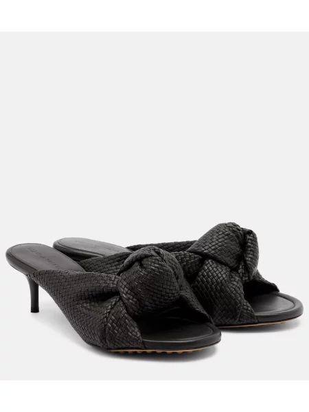 Sandale Bottega Veneta din piele maro