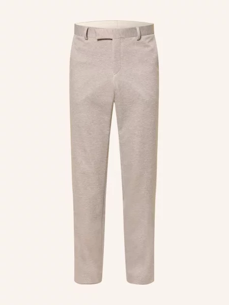 Boss Oblekové Kalhoty Genius Slim Fit light beige béžové