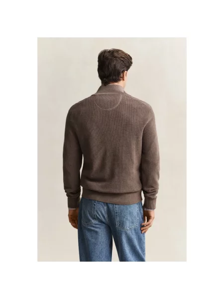 Sweter Gant brązowy