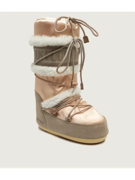Moon Boot Bocanci Icon | piele întoarsă roz
