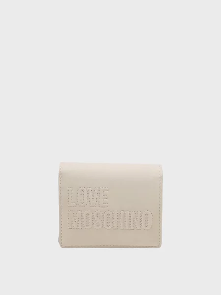 Кошелек Moschino бежевый