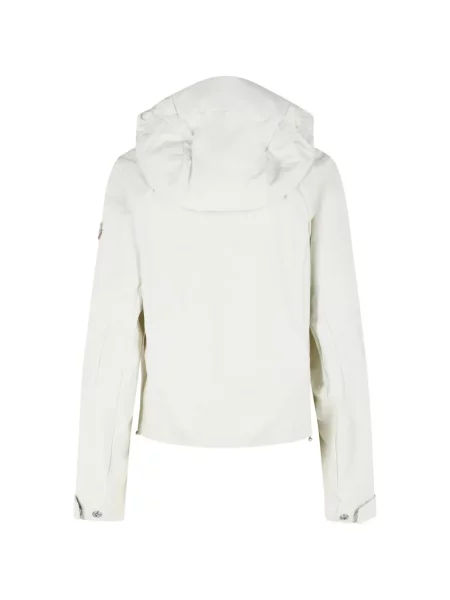 Geacă Moncler cu glugă alb
