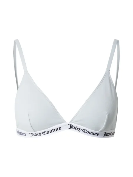 Juicy Couture Sutien gri deschis / negru alb