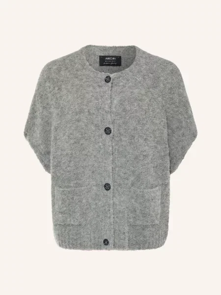 Marc Cain Pletený Svetr Z Alpaky grey šedý