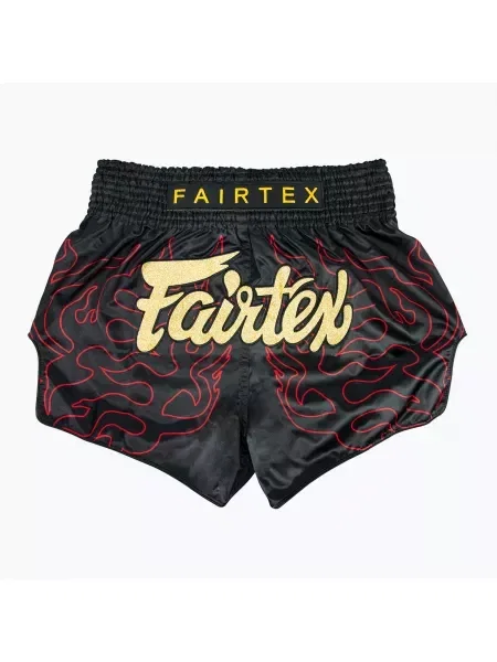 Spodenki treningowe Fairtex Muay Thai Shorts "Volcano" black czarne