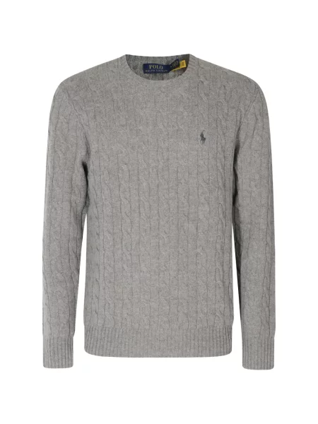 Polo Polo Ralph Lauren σουέτ με κέντημα καφέ