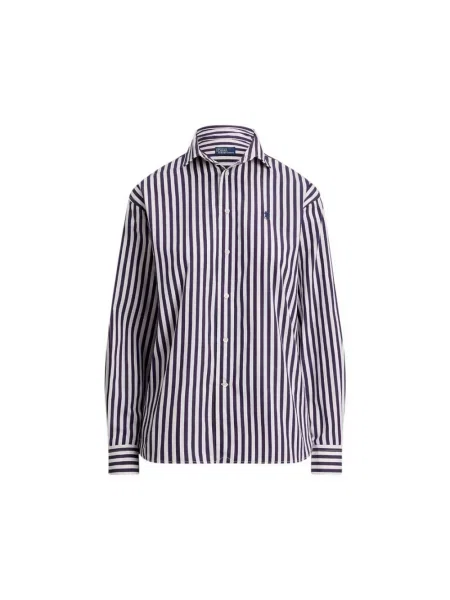 Koszula Ralph Lauren w paski fioletowa