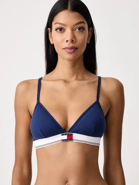 Tommy Hilfiger trojuholníková podprsenka s bavlnou
