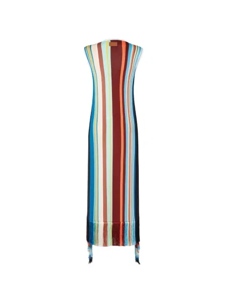 Rochie Fendi cu dungi albastru