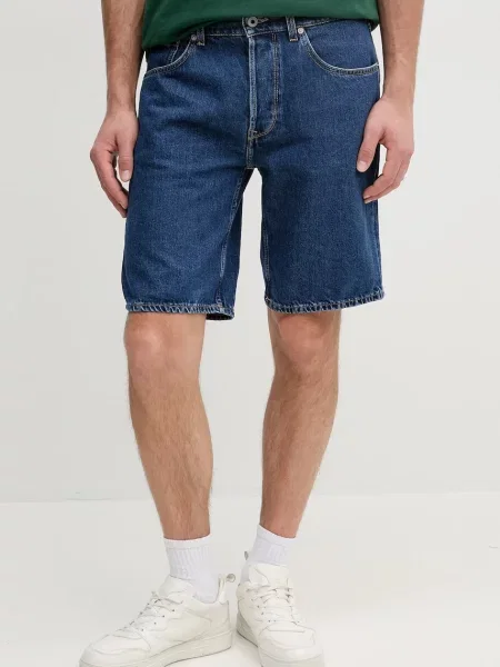 Traper kratke hlače Pepe Jeans LOOSE SHORT za muškarce tamno plava