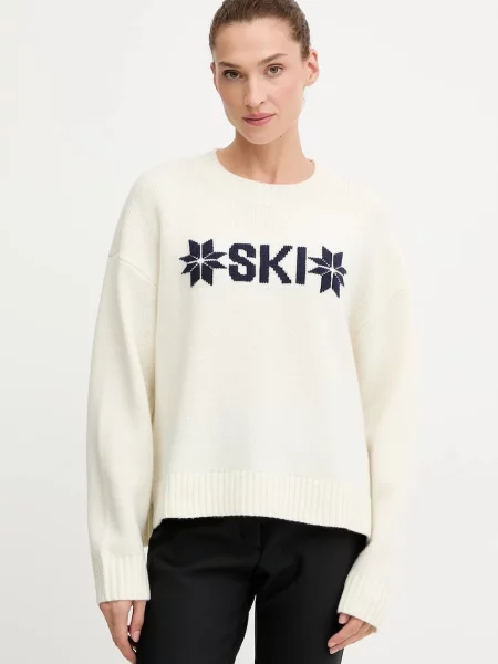 Helly Hansen Svetr s příměsí vlny BLISS béžový