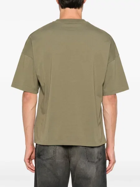 Tricou Palm Angels cu imagine verde