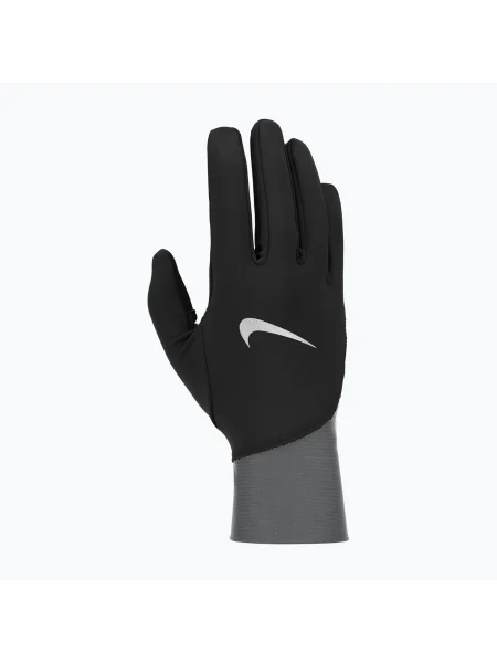 Мъжки ръкавици за бягане Nike Pacer Midweight RG black/smoke grey/silver черно