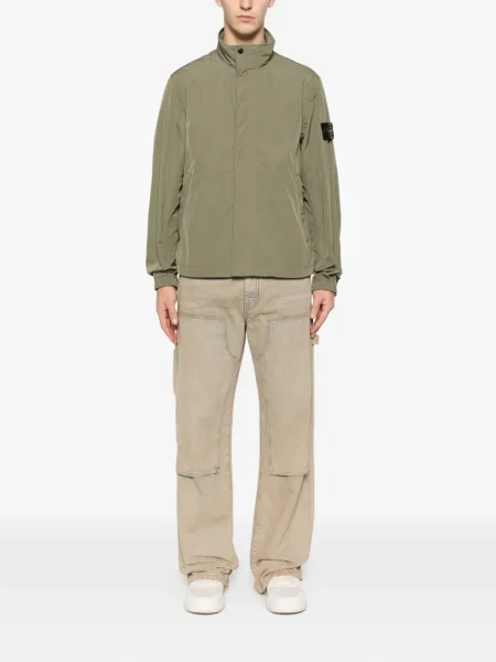 Geacă Stone Island cu strasuri verde