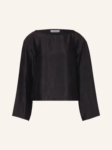 Moss Copenhagen Bluzka Mschemberlee Z Wycięciem schwarz czarna