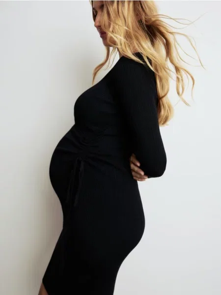 Reserved Rochie mini cu conținut ridicat de negru