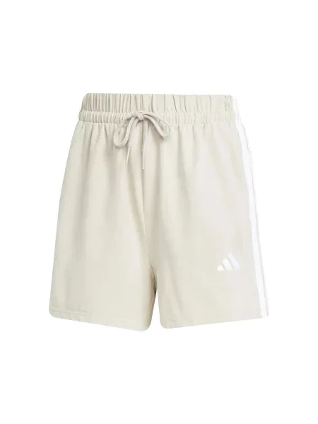 Pruhované krátky šortky Adidas biela