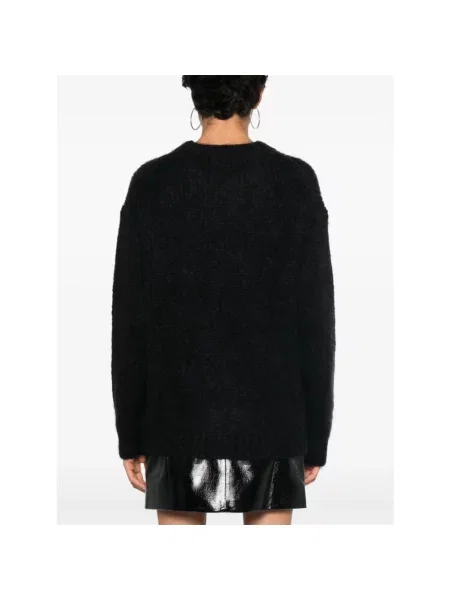Sweter Parosh wełniany czarny