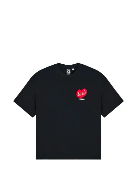 Tricou Deus Ex Machina cu imagine negru