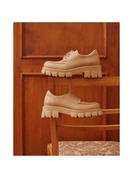 Кріпери шкіряні світло-коричневі Estro коричневі