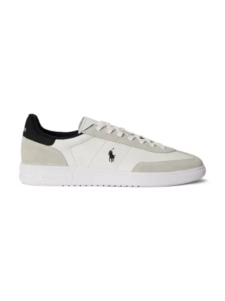 Usnjene superge Polo Ralph Lauren Bedford Pp bela