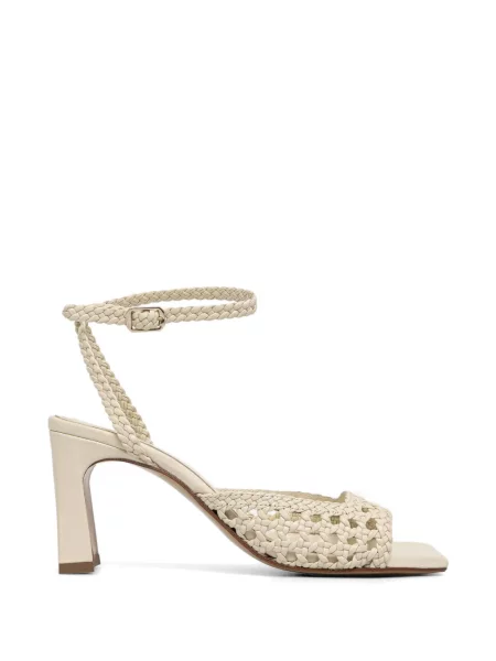 Sandale Souliers Martinez cu bretele alb