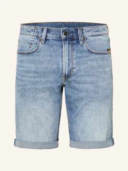 G-Star Raw Džínové šortky Mosa modrá