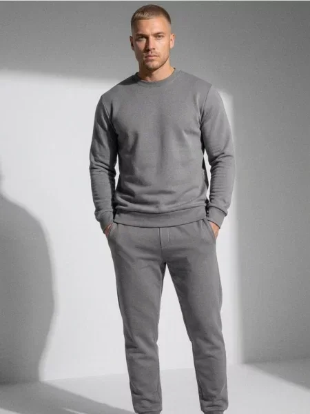 Sinsay Mikina s kulatým výstřihem šedá