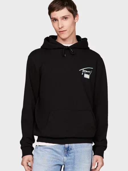 Толстовка Tommy Jeans чорна