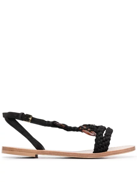 Sandale Alberta Ferretti cu bretele negru