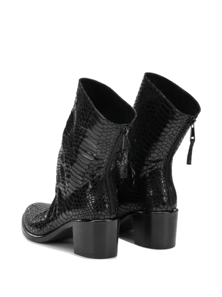 Кожени боти Strategia Shoes черно