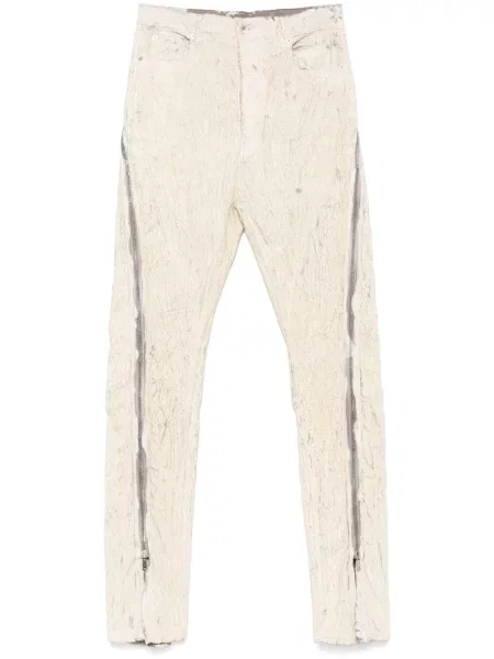 Pantaloni Rick Owens galben