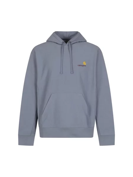 Bluza z kapturem Carhartt Wip z kapturem niebieska