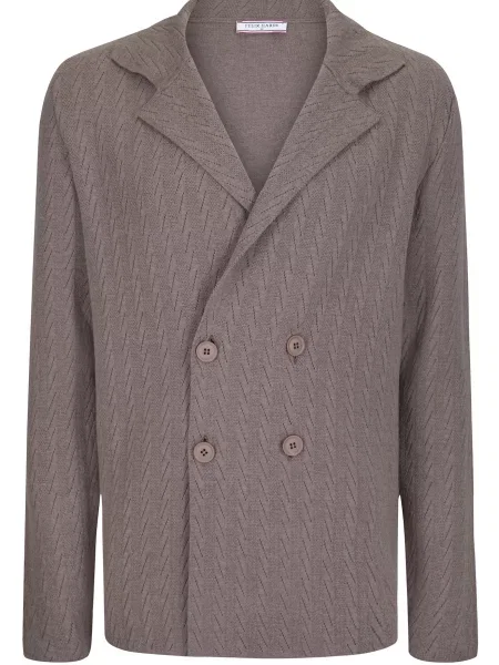 Felix Hardy Geacă tricotată maro